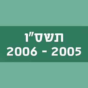 המילים החדשות – תשס"ו