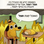 תפל, טפל, meme, כשאתה יודע מה ההבדל בין תפל לטפל, אבל עדיין מתקשה להבחין בין עיקר לטפל