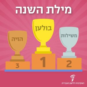 מילת השנה – תשפ"ג