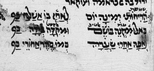 קטע מנוקד מתוך כתב יד קאופמן