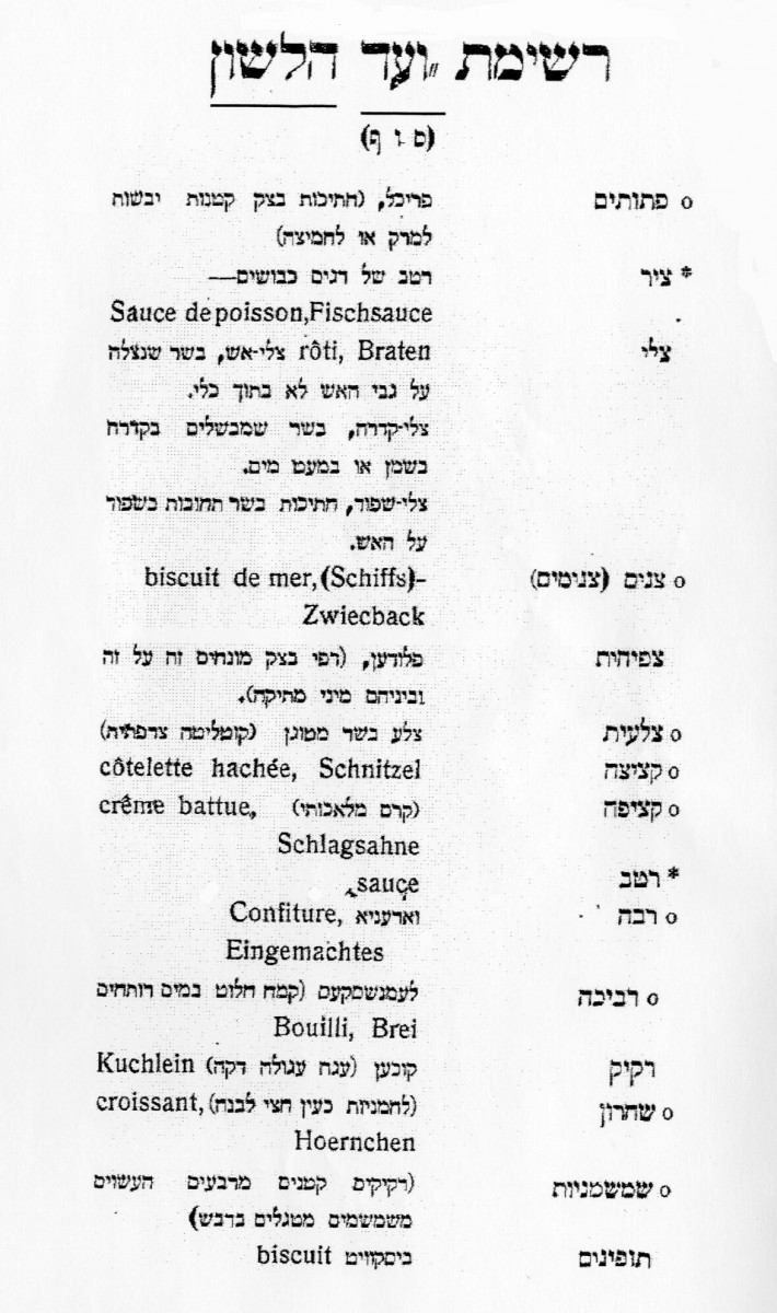 מאכלים